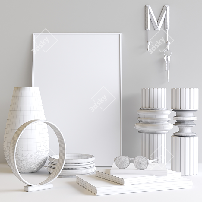 Title: Elegant Decor Collection 3D model image 2