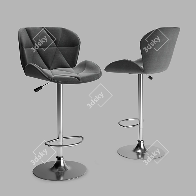 Diamond Bar Stool 3D model image 1