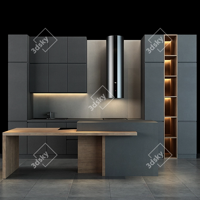 Multifunctional Kitchen Aid: Kitchen_039 3D model image 2