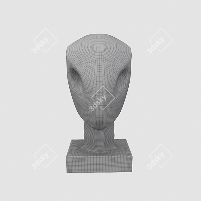 Elegant Sculptural Decor 3D model image 6