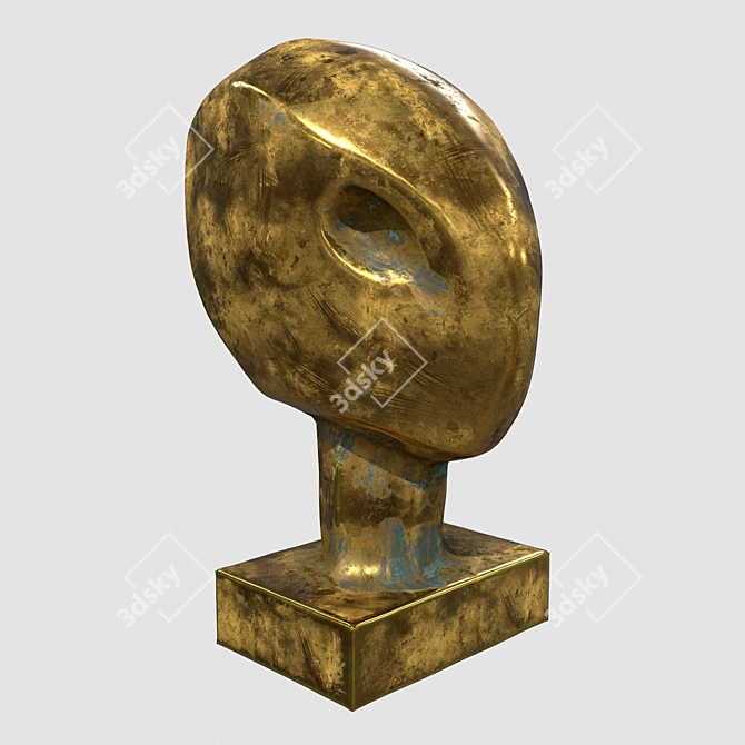 Elegant Sculptural Decor 3D model image 8