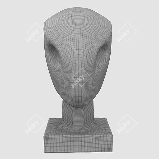 Elegant Sculptural Decor 3D model image 11