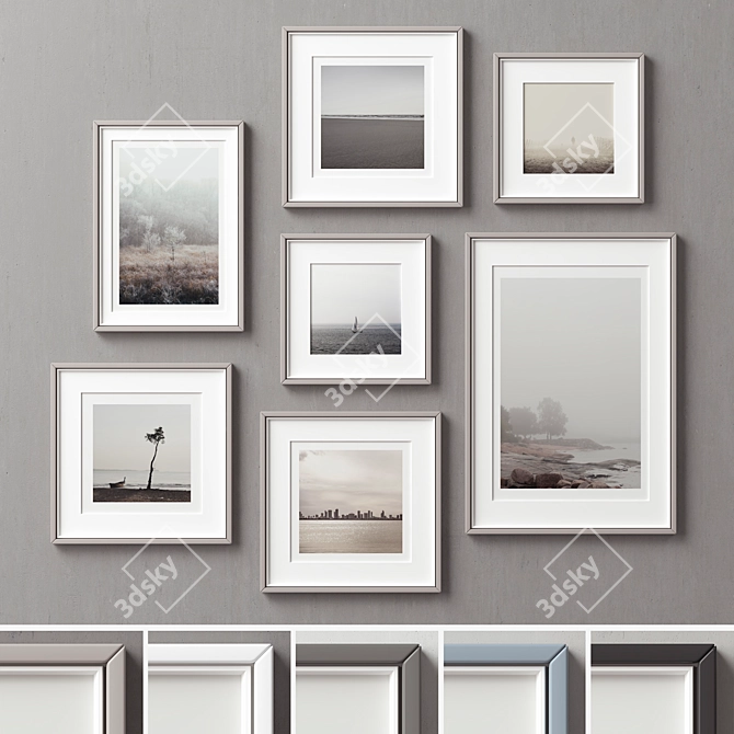 Versatile Picture Frame Set - 141 3D model image 2