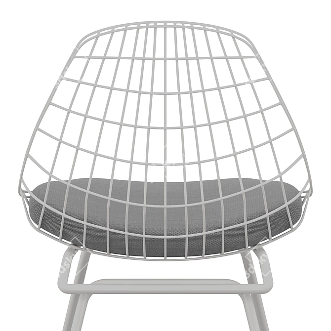 Modern Wire Chair by Pastoe 3D model image 2