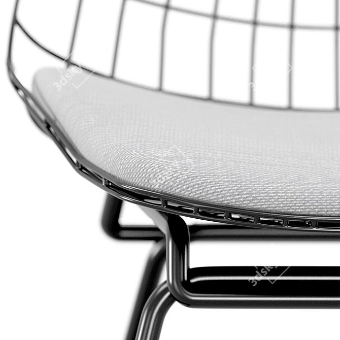 Modern Wire Chair by Pastoe 3D model image 3