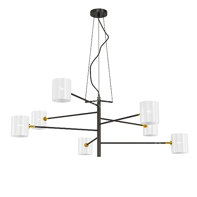 Modern Chandeliers Collection 3D model image 5