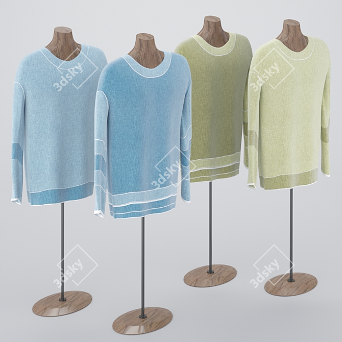 3Dmax Modeling Tshirt 3D model image 1