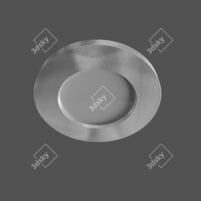 Mantra Atlantis Recessed Downlight: Sleek Aluminum Design 3D model image 1