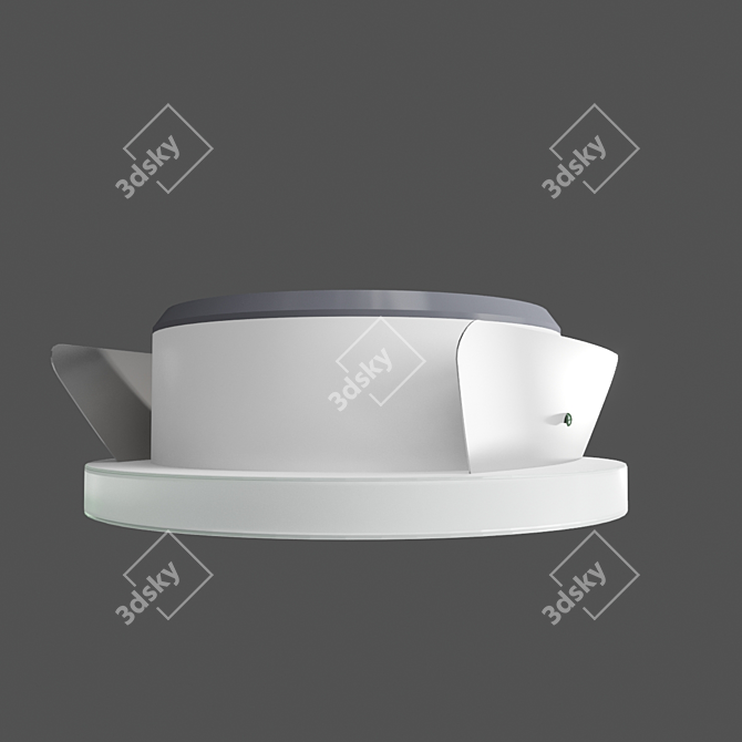 METACRILATO Recessed Luminaire C0084: Sleek and Energy-Efficient White LED Downlight 3D model image 3