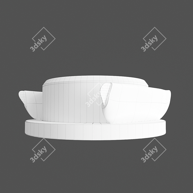 METACRILATO Recessed Luminaire C0084: Sleek and Energy-Efficient White LED Downlight 3D model image 4
