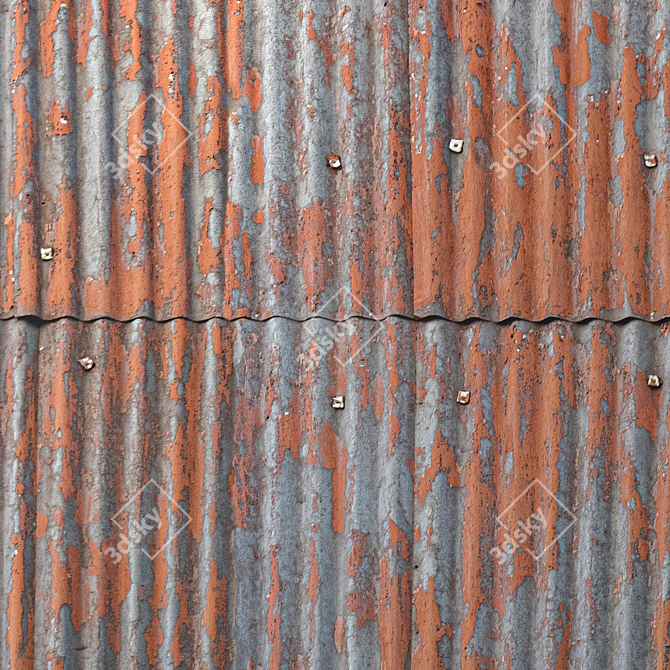 Title: Rustic Metal Texture Pack 3D model image 4