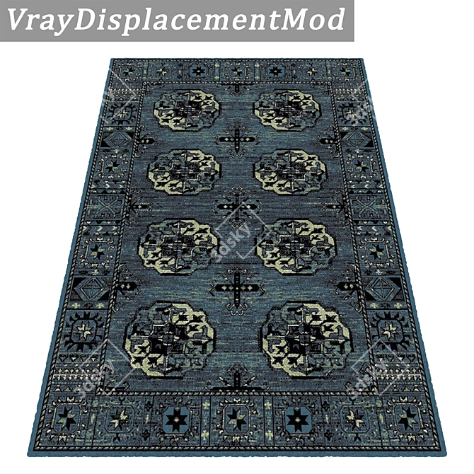 Luxury Carpet Set: High-Quality Textures 3D model image 3