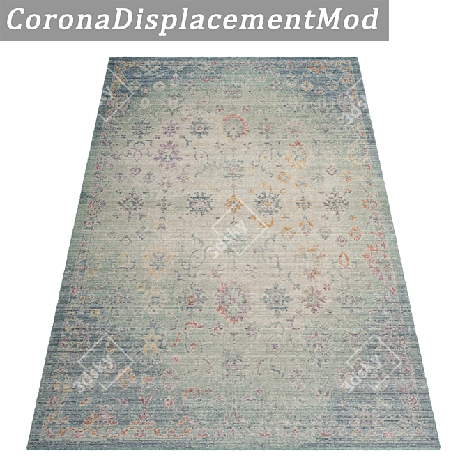 High-Quality Carpet Set 3D model image 4