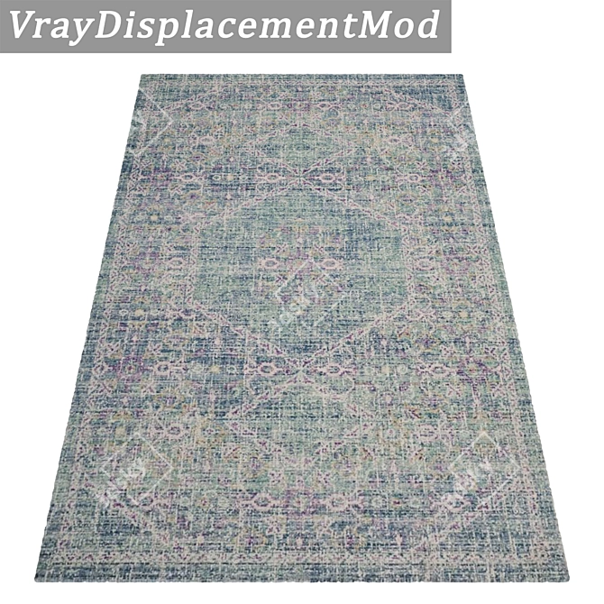 Versatile Carpets Set: High-Quality Textures 3D model image 3