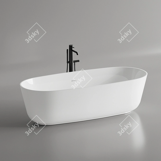 Luxury Bathroom Fixtures by Nic and Antonio LUPI 3D model image 4