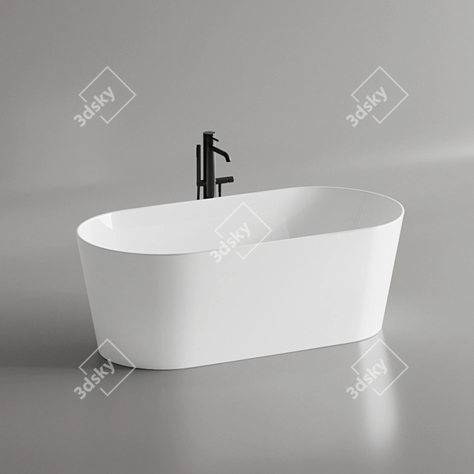 Luxury Bathroom Fixtures by Nic and Antonio LUPI 3D model image 5