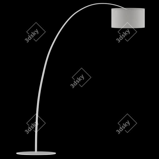 LESQUERDE Floor Lamp - Sleek and Stylish Lighting Solution 3D model image 1