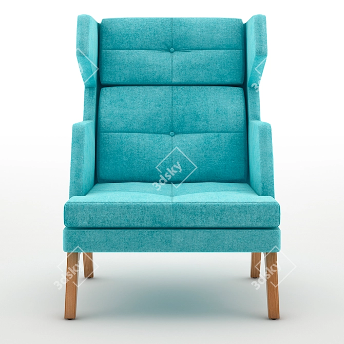 October High Armchair by Spacestor  Stylish and Comfortable Seating 3D model image 4