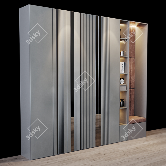 Modern Furniture Set: Composition 17 3D model image 3