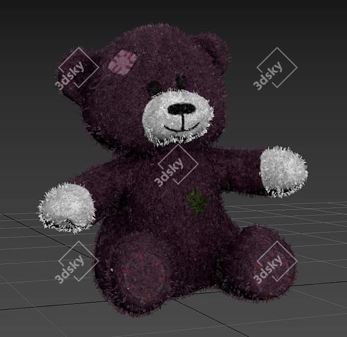 Esma Sema Bear Plush Toy - 2016 Edition 3D model image 2