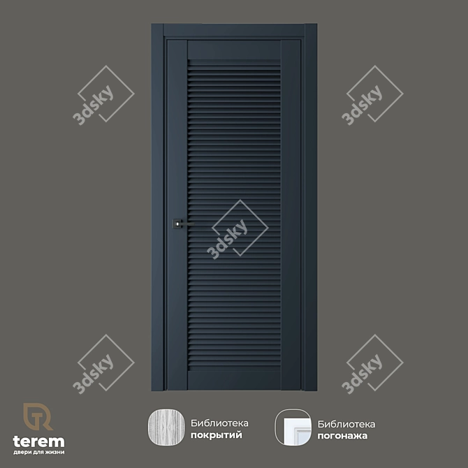 Terem Door Blinds: Conceal and Beautify 3D model image 1