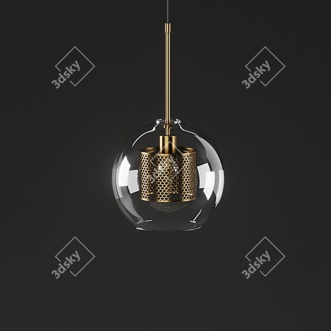 Scandlight Sabrina Bronze S Pendant Light 3D model image 2