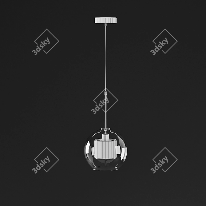 Scandlight Sabrina Bronze S Pendant Light 3D model image 3