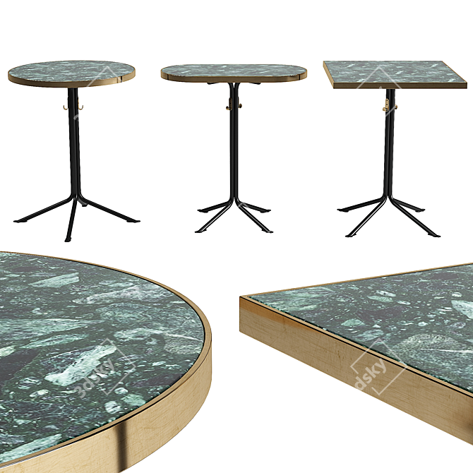 Cherche-midi Bistro Table 3D model image 1
