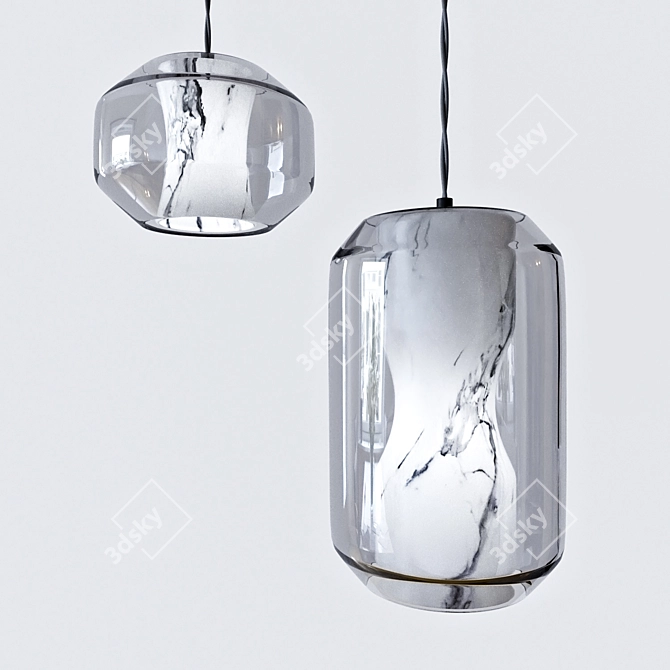 Lee Broom Chamber Pendant Lights 3D model image 1