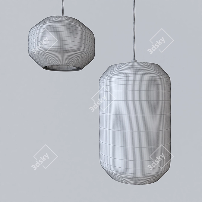 Lee Broom Chamber Pendant Lights 3D model image 2