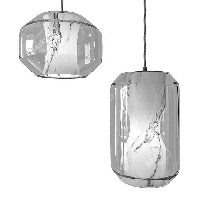 Lee Broom Chamber Pendant Lights 3D model image 3