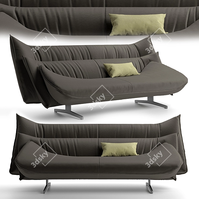 Mitchell Koinor Sofa: Sophisticated Style 3D model image 1