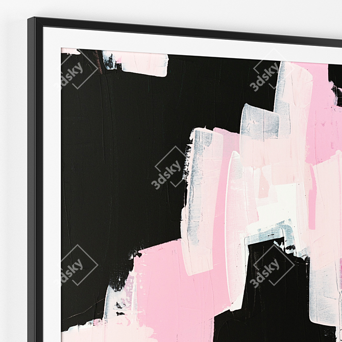 Modern Collection of 3 Frames in Various Sizes 3D model image 2