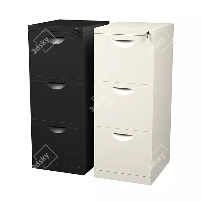 Erik Cabinet - Modern Storage Solution 3D model image 1