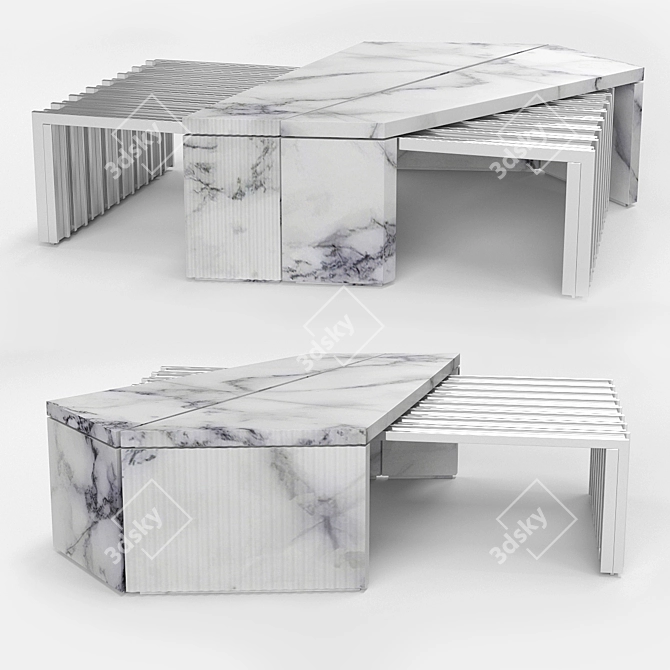 Vertigo Outdoor Coffee Table 3D model image 2