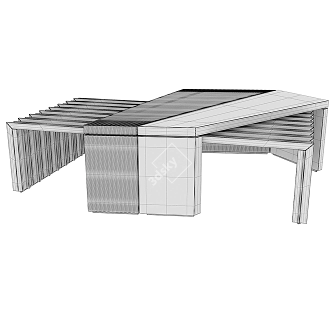 Vertigo Outdoor Coffee Table 3D model image 3