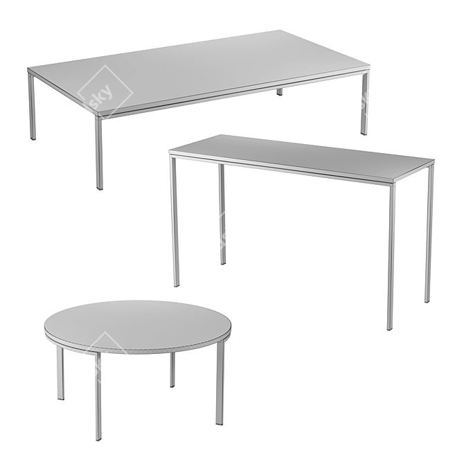 Urban Sits Collection: Stylish & Versatile Tables 3D model image 3