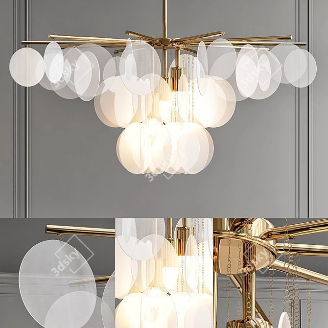 Modern Decorative Light Fixture 3D model image 3