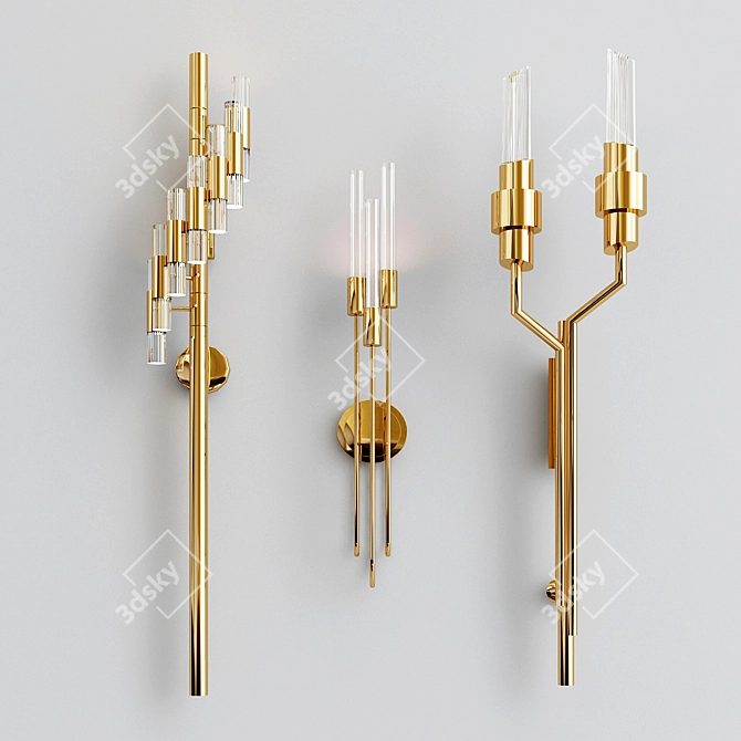 Luxxu Wall Light Collection 3D model image 2