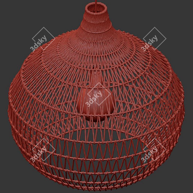 Modern Terra Pendant Light 3D model image 3