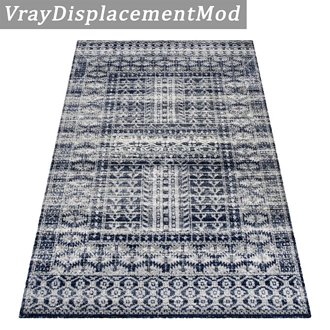 Luxury Texture Carpets Set 3D model image 3