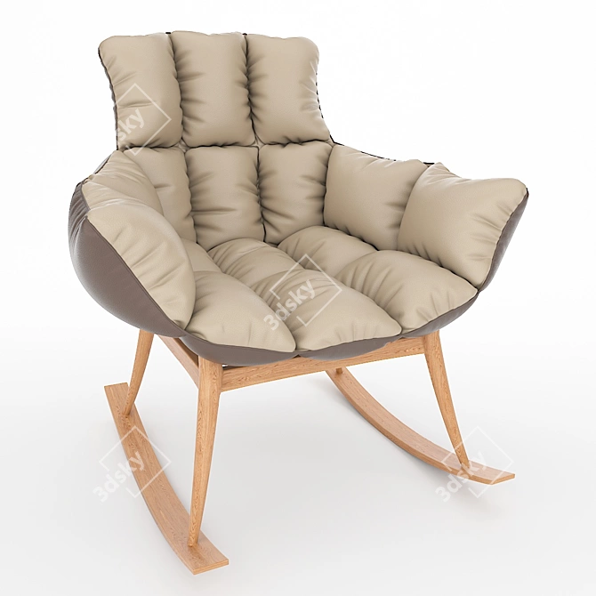 Rocking Chair | Stylish and Comfortable 3D model image 1