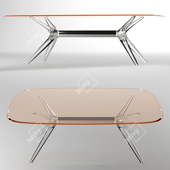 Kartell Blast Coffee Table 3D model image 3