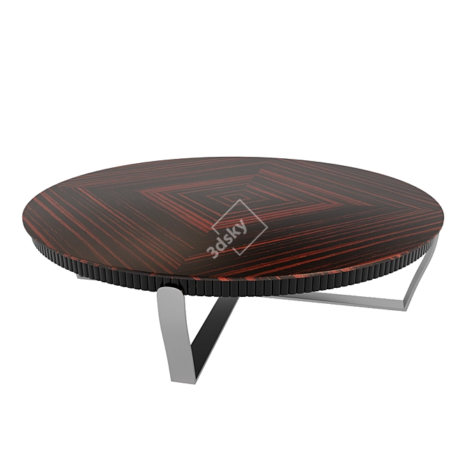 Elegant Aristo XL Coffee Table 3D model image 2