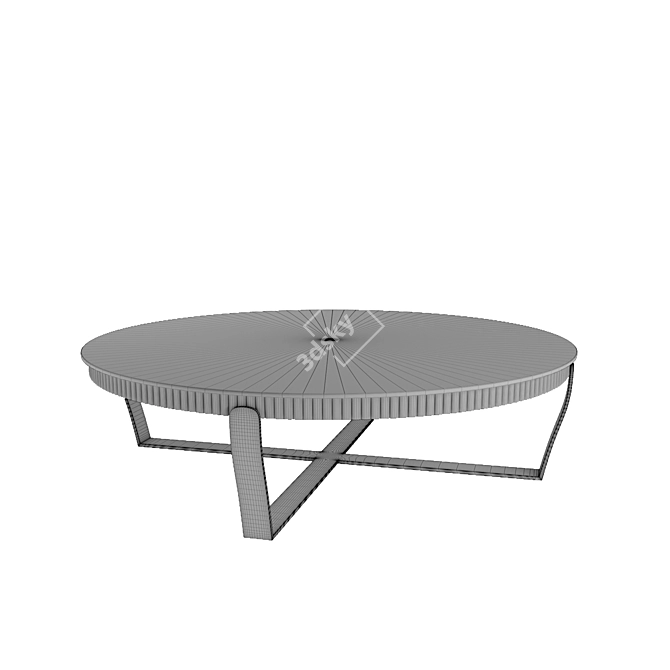 Elegant Aristo XL Coffee Table 3D model image 3