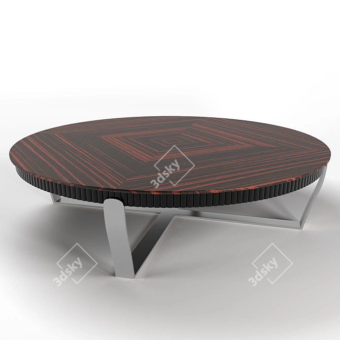 Elegant Aristo XL Coffee Table 3D model image 4