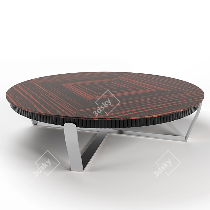 Elegant Aristo XL Coffee Table 3D model image 5