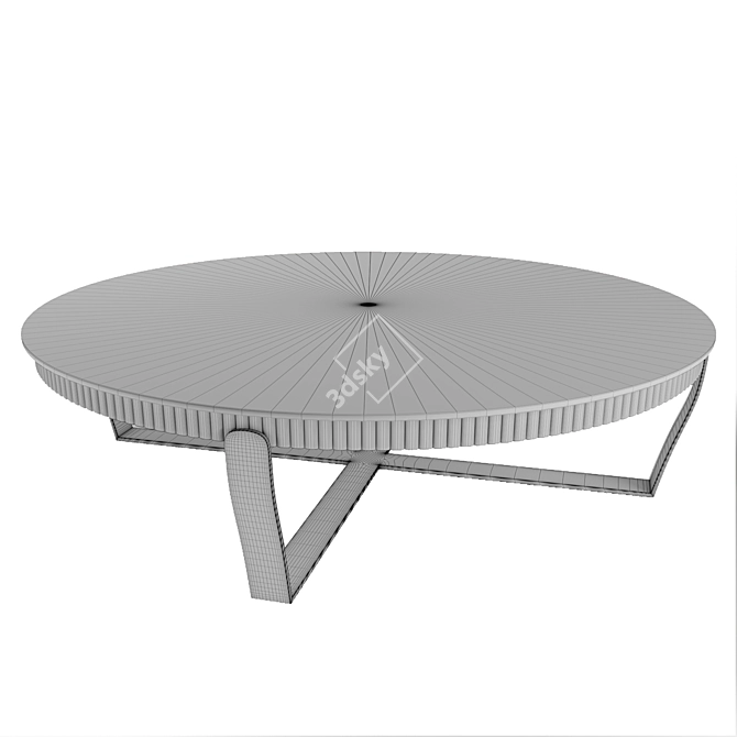 Elegant Aristo XL Coffee Table 3D model image 7