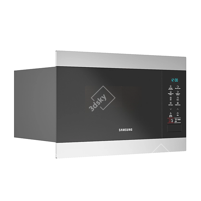Samsung MG22M8074AT Built-in Microwave 3D model image 3
