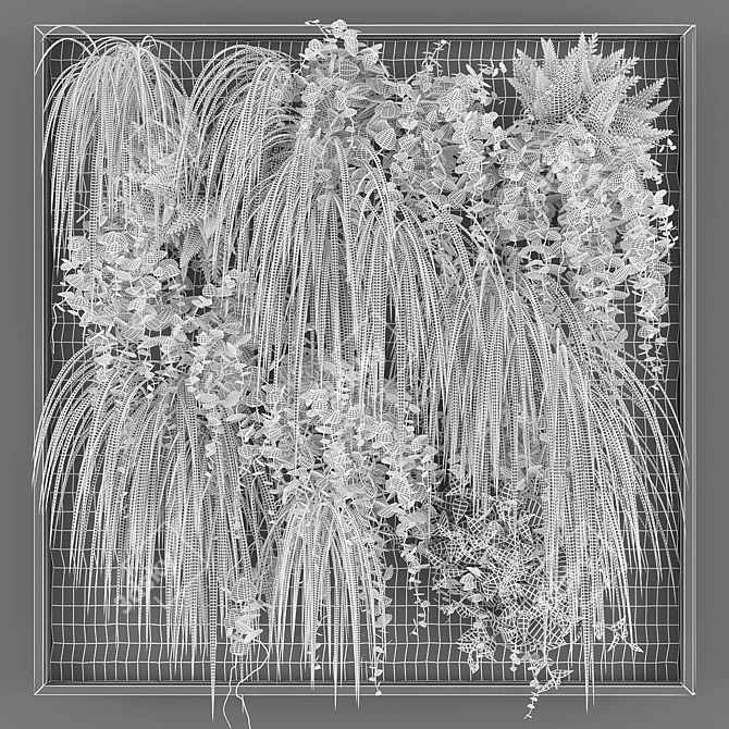 Poly Vertical Garden Kit 3D model image 3